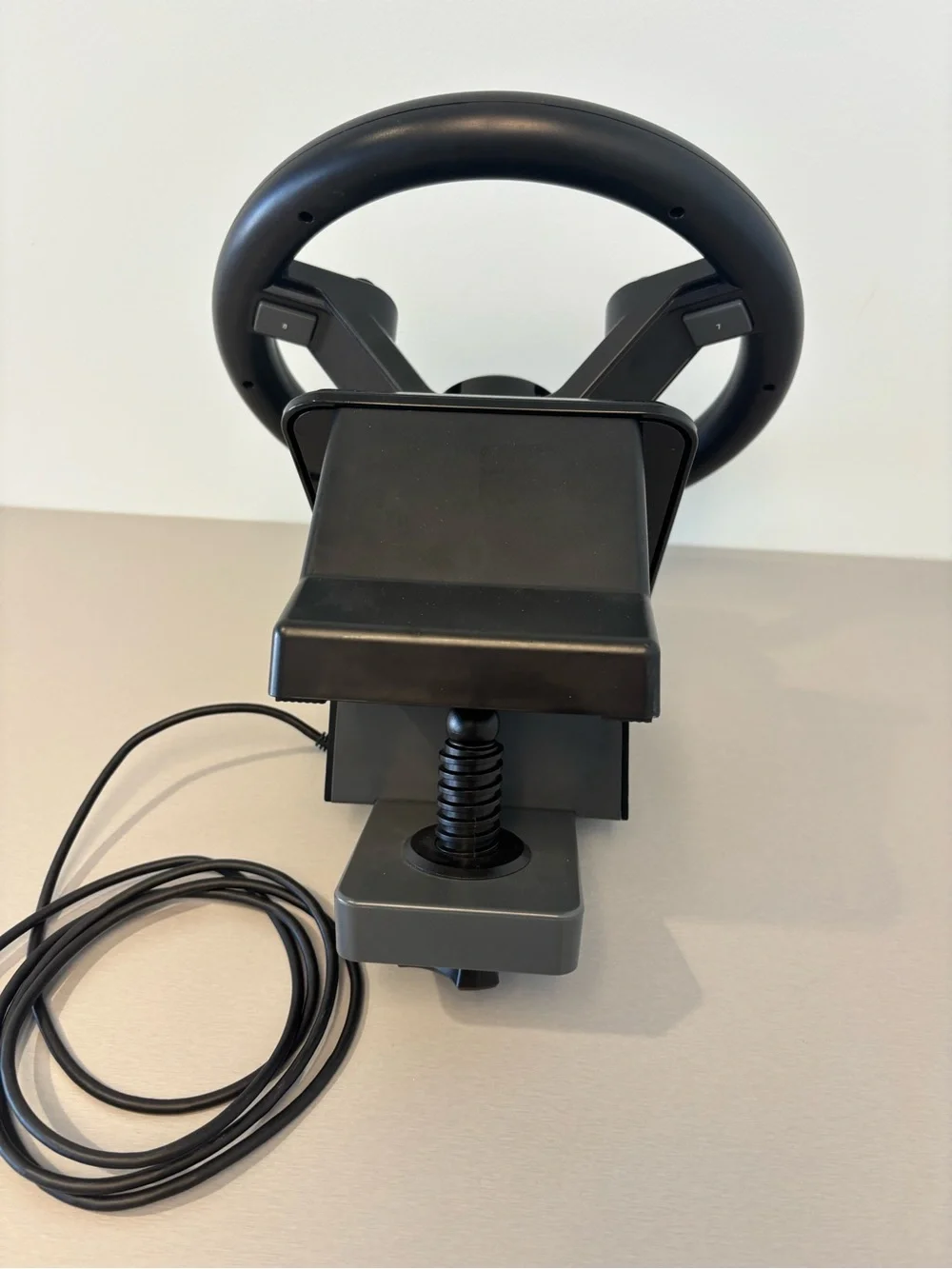 Saitek Racing Wheel Farming Simulator Controller 43216 PC Wired USB Clamp Black